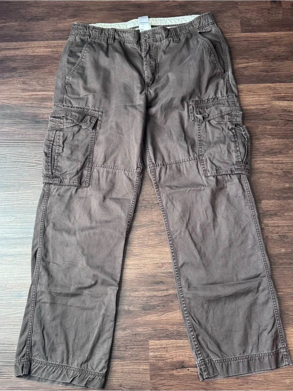 Vintage The North Face A5 Series Cargo Pants 36 Brown Ripstop Hiking Outdoor 31”